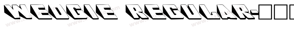 Wedgie Regular字体转换
